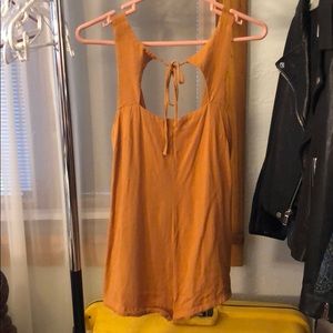 Orange Romper